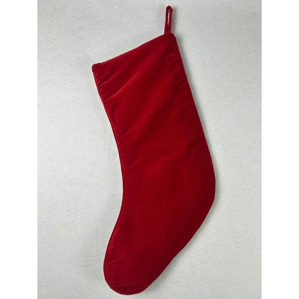 Lands End Gingerbread Needlepoint Christmas Stocking Monogram Eve